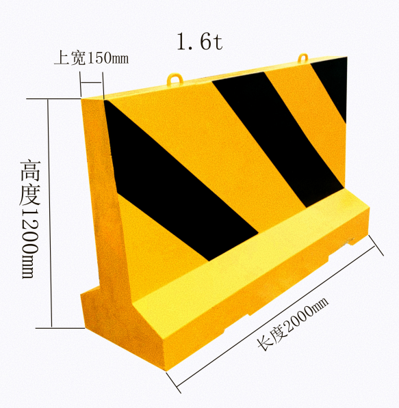 渭南小区水泥隔离墩